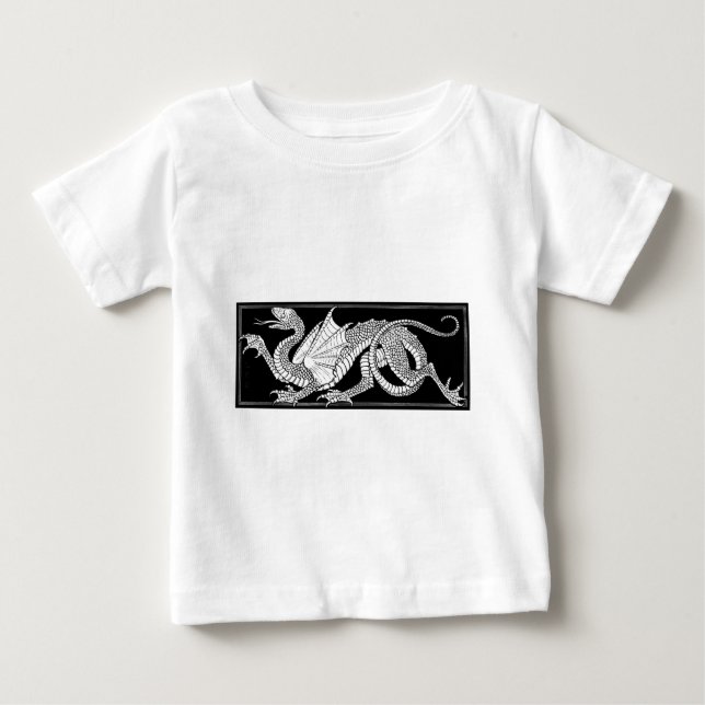T-shirt Pour Bébé dragon héraldique (Devant)