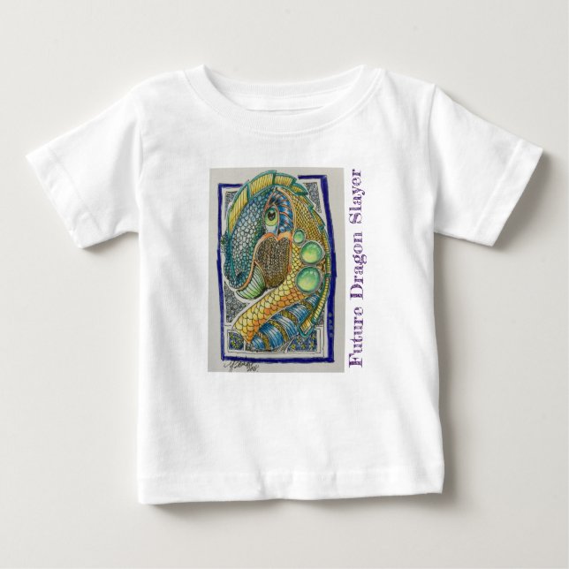 T-shirt Pour Bébé Dragon Slayer Baby Romper (Devant)
