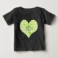Dragon Voler dans en vichy coeur vert