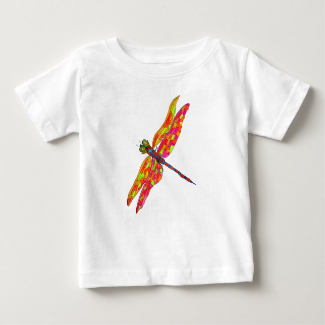 T-shirt Pour Bébé Dragonfly art (Devant)