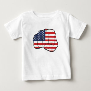 T-shirt Pour Bébé Drapeau américain
