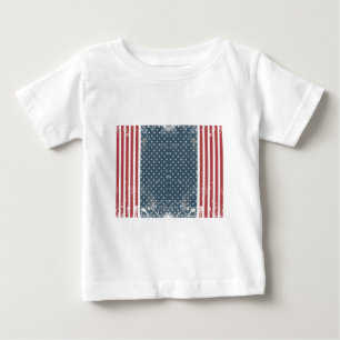 T-shirt Pour Bébé drapeau américain vertical