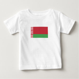 T-shirt Pour Bébé Drapeau biélorusse patriotique