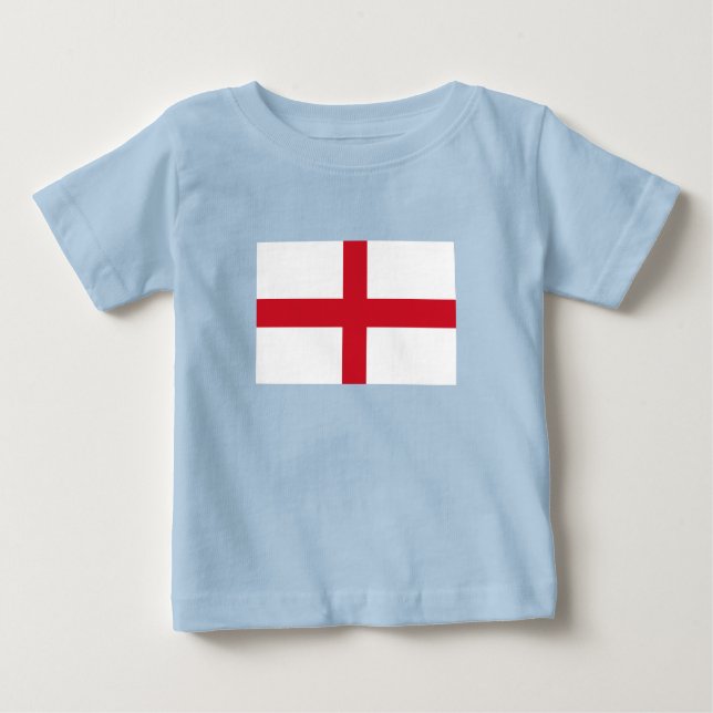 T-shirt Pour Bébé Drapeau d'Angleterre (Devant)