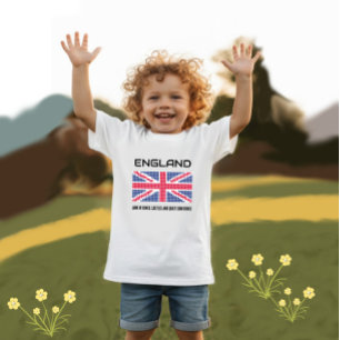 T-shirt Pour Bébé Drapeau d'Angleterre