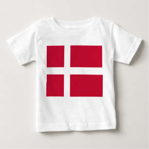 T-shirt Pour Bébé Drapeau danois