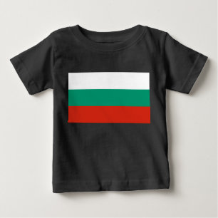 T-shirt Pour Bébé Drapeau de Bulgarie