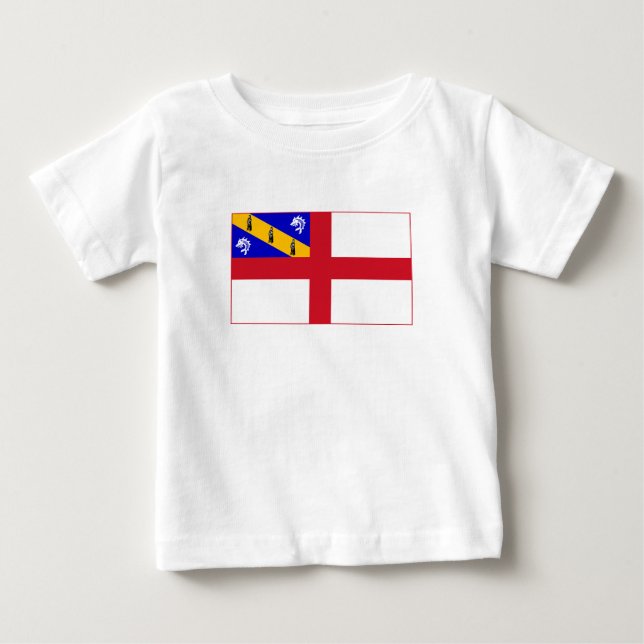 T-shirt Pour Bébé Drapeau de Herm (Devant)