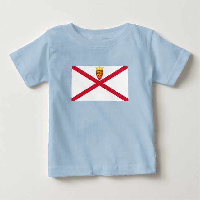 T-shirt Pour Bébé Drapeau de Jersey (Devant)