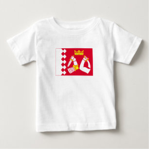 T-shirt Pour Bébé Drapeau de la Carélie du Nord