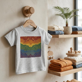 T-shirt Pour Bébé Drapeau de la fierté Art Déco | Vintage années 192