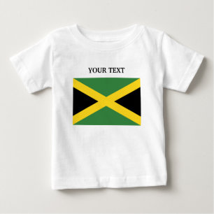 T-shirt Pour Bébé Drapeau de la Jamaïque