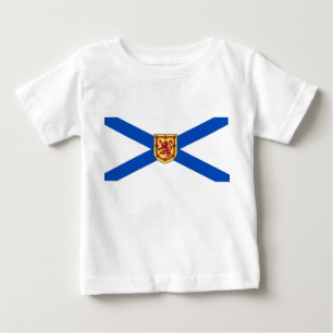 T-shirt Pour Bébé Drapeau de la Nouvelle-Écosse (Province canadienne