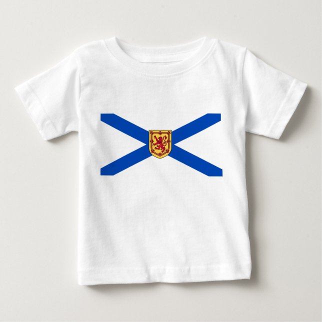 T-shirt Pour Bébé Drapeau de la Nouvelle-Écosse (Province canadienne (Devant)