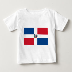 T-shirt Pour Bébé Drapeau de la République dominicaine