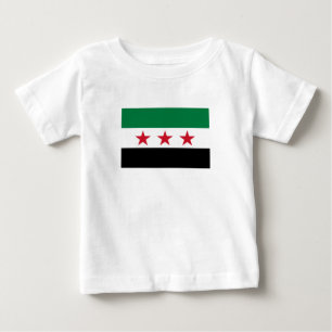 T-shirt Pour Bébé Drapeau de la Syrie