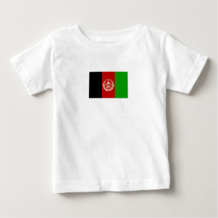 T-shirt Pour Bébé Drapeau de l'Afghanistan patriotique