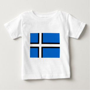 T-shirt Pour Bébé Drapeau de l'Estonie (proposé)