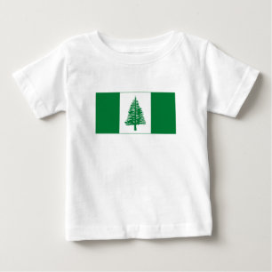 T-shirt Pour Bébé Drapeau de l'île Norfolk