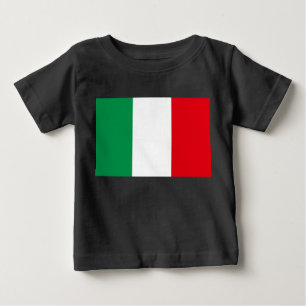 T-shirt Pour Bébé Drapeau de l'Italie