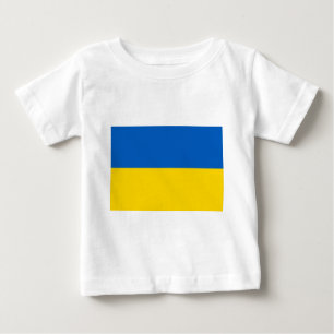 T-shirt Pour Bébé Drapeau de l'Ukraine
