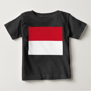T-shirt Pour Bébé Drapeau de Monaco