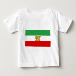 T-shirt Pour Bébé Drapeau de Perse/de Iran (1964-1980)