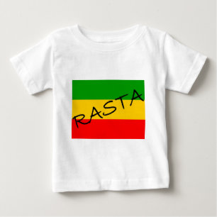T-shirt Pour Bébé Drapeau de Rasta