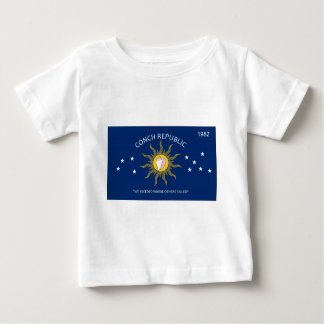 T-shirt Pour Bébé Drapeau de République de conque