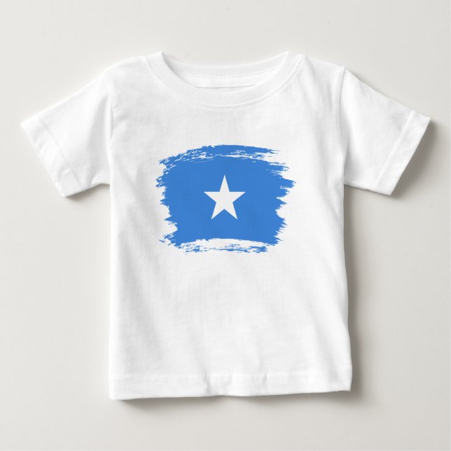 T-shirt Pour Bébé Drapeau de Somalie (Devant)