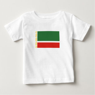 T-shirt Pour Bébé Drapeau de Tchétchénie