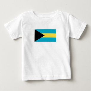 T-shirt Pour Bébé Drapeau des Bahamas