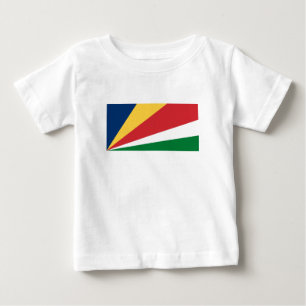 T-shirt Pour Bébé Drapeau des Seychelles