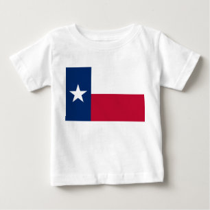 T-shirt Pour Bébé Drapeau d'État texan (Texas)
