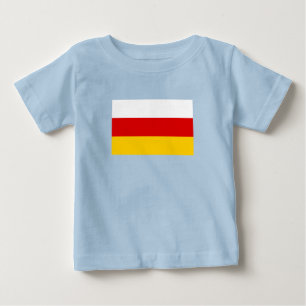T-shirt Pour Bébé Drapeau d'Ossétie du Sud