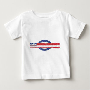 T-shirt Pour Bébé Drapeau du Colorado Mountain USA
