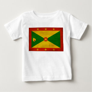 T-shirt Pour Bébé Drapeau du Grenada