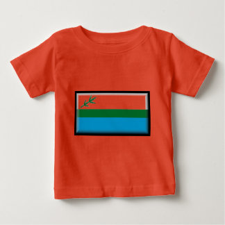 T-shirt Pour Bébé Drapeau du Labrador (Canada)