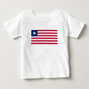 T-shirt Pour Bébé Drapeau du Liberia