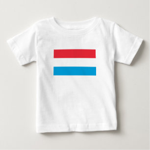 T-shirt Pour Bébé Drapeau du Luxembourg