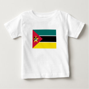 T-shirt Pour Bébé Drapeau du Mozambique