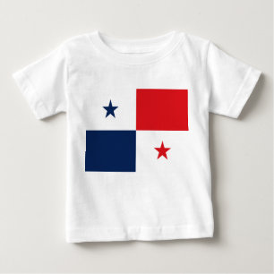 T-shirt Pour Bébé Drapeau du Panama