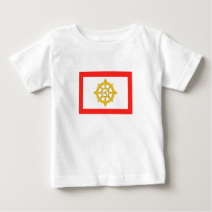 T-shirt Pour Bébé Drapeau du royaume de Sikkim