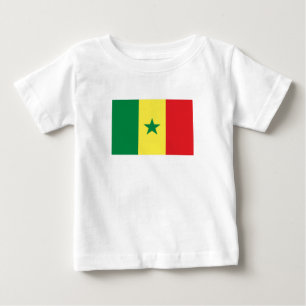T-shirt Pour Bébé Drapeau du Sénégal