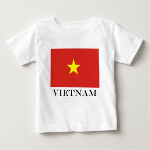 T-shirt Pour Bébé Drapeau du Vietnam