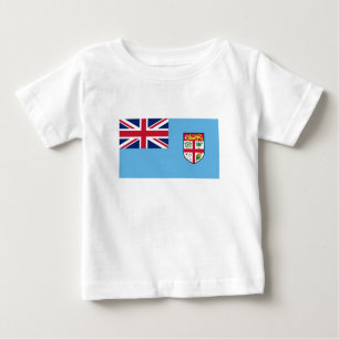 T-shirt Pour Bébé Drapeau Fidji