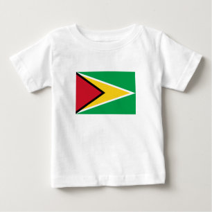 T-shirt Pour Bébé Drapeau Guyana