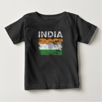 Drapeau indien en état de détresse - Drapeau indie