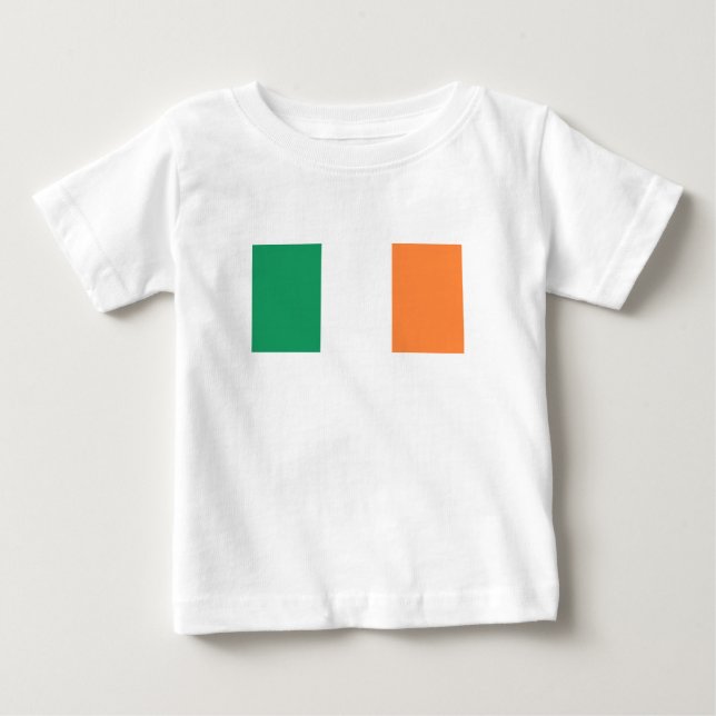 T-shirt Pour Bébé Drapeau irlandais (Devant)