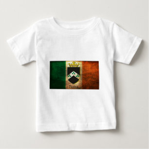 T-shirt Pour Bébé Drapeau irlandais Davis Crest